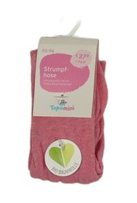 Nové - Tmavorůžové melírované punčocháče Topomini