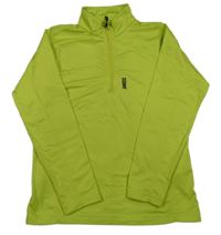 Limetková sportovní mikina