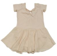 Světlerůžové cvičební body s šifonovou sukní