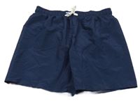 Tmavomodré plážové kraťasy H&M