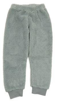 Šedé třpytivé chlupaté tepláky Zeeman