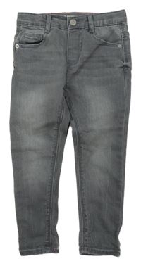 Šedé melírované skinny rifle Zara