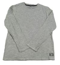 Šedo-černé pruhované triko Yigga