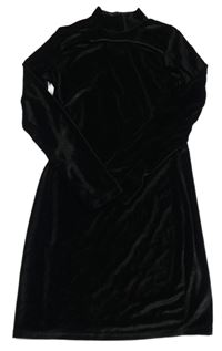 Černé sametové šaty Matalan