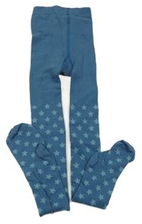 Modré punčocháče s hvězdičkami tcm