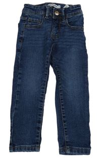 Tmavomodré skinny rifle 