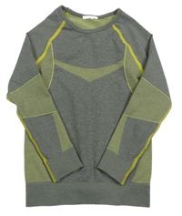 Šedo-neonové thermo triko Lupilu