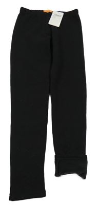 Nové - černé zateplené legíny 