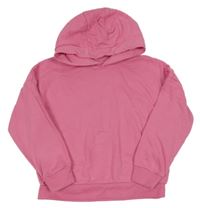 Růžová mikina s kapucí M&S