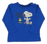 Modré triko se Snoopym 