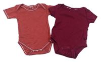 2set - 2x body - vínové + starorůžové 