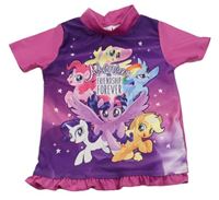 Růžovo-fialové UV tričko s My Little Pony 