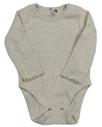 Béžové žebrované body F&F