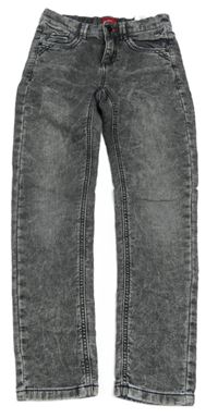 Šedé plísňové teplákové skinny rifle S. Oliver