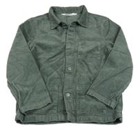 Khaki manšestrová košilová bunda H&M