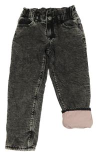 Tmavošedé zateplené rifle GAP