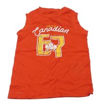 Červené tílko s číslem 