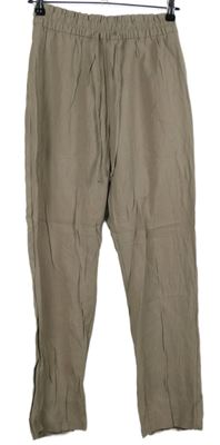 Dámské pískové volné kalhoty Primark 