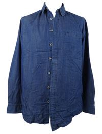 Pánská tmavomodrá košile riflového vzhledu Tom Ramsey 