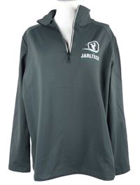 Pánská tmavošedá golfová thermo mikina s logem Druids 