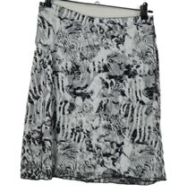 Dámská černo-bílá vzorovaná krajková sukně Gina Benotti 