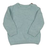 Světlemodrý svetr s hvězdami M&S