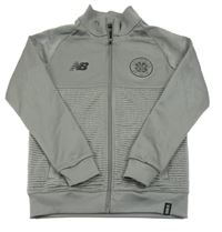 Šedá thermo propínací mikina s potiskem Celtic New Balance