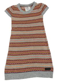 BArevné vzorované pletené šaty H&M
