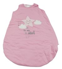 Růžový zateplený spací pytel s obrázkem Ergee