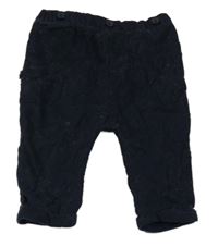 Tmavomodré podšité manšestráky Next