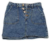 Modrá riflová sukně Denim Co.