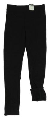 Nové - Černé zateplené legíny Primark