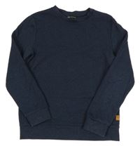 Tmavomodrá melírovaná mikina C&A