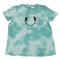 Modré tričko se smajlíkem Pocopiano