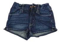 Tmavomodré riflové kraťasy H&M