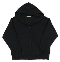 Černá propínací mikina s kapucí H&M