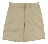 Béžové plátěné kraťasy River Island vel. 176