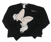 Černý crop svetr s Minnie Disney