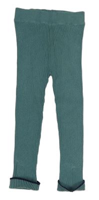 Zelenomodré žebrované kamaše M&S
