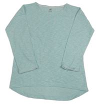 Pomněnková melírovaná mikina H&M
