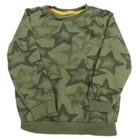 Khaki mikina s hvězdami F&F