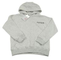 Nové - světlešedá mikina s nápisem s kapucí Primark