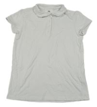 Bílé tričko s límečkem Next