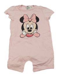 Světlerůžový kraťasový overal s Minne H&M