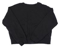 Černá crop mikina H&M
