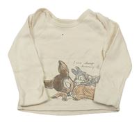 Smetanové triko s Bambim George