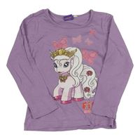 Fialové triko s Filly 