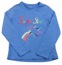 Modré triko s nápisem M&S