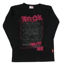 Černé triko s nápisem Name it 