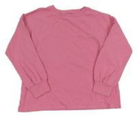 Růžová oversize mikina Next